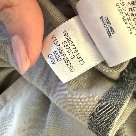 NWOT Lands End -Long Sleeve Heavyweight Jersey Button Hoodie with elbow patches - Picture 13 of 14